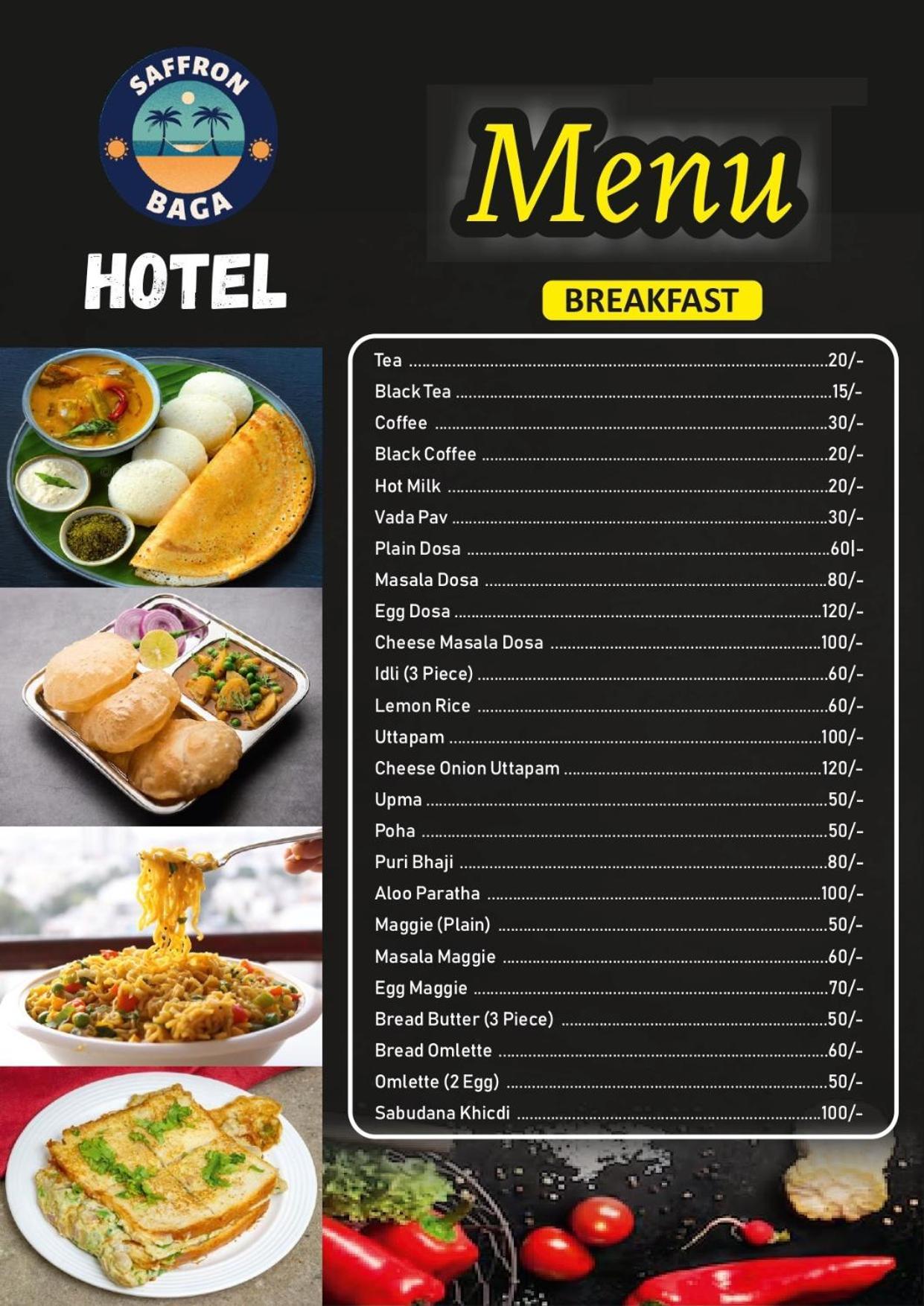 Hotel Saffron Baga Exterior foto